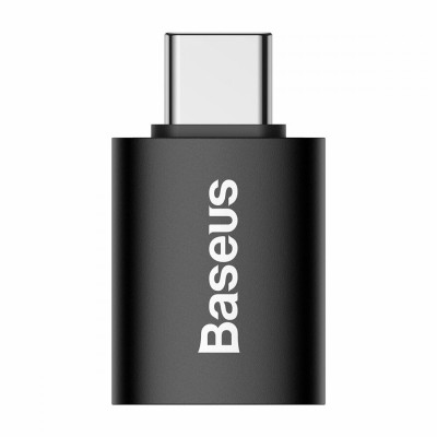 Адаптер Baseus Ingenuity Series Mini OTG Adaptor Type-C to USB-A 3.1 Black - зображення 1