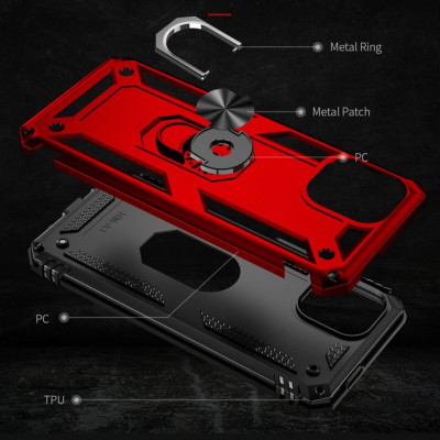 Чохол для смартфона Cosmic Robot Ring for Xiaomi Redmi A1/A2 Red (RobotXA1Red) - изображение 3