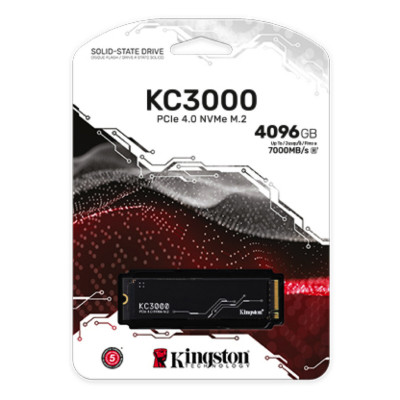 SSD M.2 Kingston KC3000 4096 ГБ NVMe 2280 PCIe 4.0 x4 3D NAND TLC (SKC3000D/4096G) - зображення 8