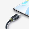 Кабель Baseus Crystal Shine Series Fast Charging Data Cable USB to Type-C 100W 1.2m Black (7073)- № 3