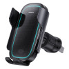Автотримач для телефона з БЗП Baseus Milky Way Pro Series Wireless Charging Electric Car Mount Phone Holder 15W Cluster Black (Cluster-Black)- № 5
