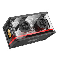 Портативна колонка HOCO BS62 Flash cold energy 2.1 desktop BT speaker Black (Колір 7073) - фото № 3