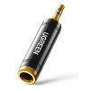 Аудіо адаптер UGREEN AV168 3.5mm Male to 6.35mm Female Adapter 1pcs(UGR-60711) (Черный)- № 2