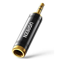 Аудіо адаптер UGREEN AV168 3.5mm Male to 6.35mm Female Adapter 1pcs(UGR-60711) (Цвет Черный) - фото № 2