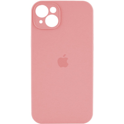 Чохол для смартфона Silicone Full Case AA Camera Protect for Apple iPhone 14 41,Pink - изображение 1