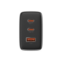 Мережевий зарядний пристрій Baseus Cube Pro Fast Charger 2C+U 65W EU Cluster Black (Колір Cluster Black) - фото № 3