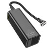 Автомобільний насос HOCO ZP7 Maddy portable smart air pump(5000mAh) Black - № 4