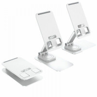 Тримач для телефона HOCO PH50 Ivey folding rotatable desktop holder White (Колір White) - фото № 2