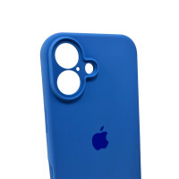 Чохол для смартфона Silicone Full Case AA Camera Protect for Apple iPhone 16 3,Royal Blue (Колір Royal Blue) - фото № 6