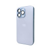 Чохол для смартфона AG Glass Matt Frame Color Logo for Apple iPhone 11 Pro Max Sierra Blue
