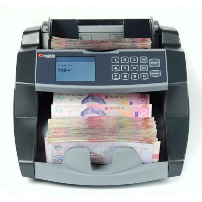 Лічильник банкнот Cassida 6650 LCD UV з калькуляцією за номіналом (41103178) - изображение 2
