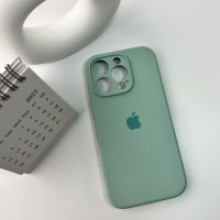 Чохол для смартфона Silicone Full Case AA Camera Protect for Apple iPhone 16 Pro 48,Sky Blue (Колір Sky-Blue) - фото № 6