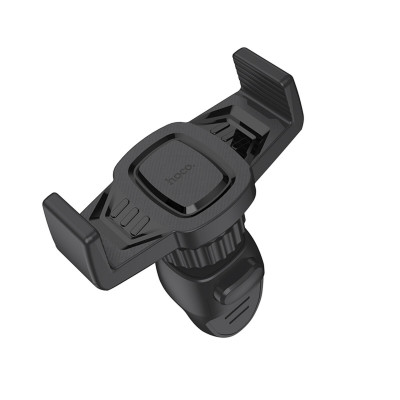 Тримач для мобільного HOCO CA38 Platinum sharp air outlet in-car holder Black (6957531086338) - зображення 3