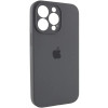 Чохол для смартфона Silicone Full Case AA Camera Protect for Apple iPhone 16 Pro 12,Dark Grey (Dark Grey)- № 2