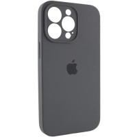 Чохол для смартфона Silicone Full Case AA Camera Protect for Apple iPhone 16 Pro 12,Dark Grey (Колір Dark Grey) - фото № 2