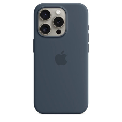 Чохол для смартфона Silicone Full Case AAA MagSafe IC for iPhone 15 Pro Max Storm Blue - изображение 1