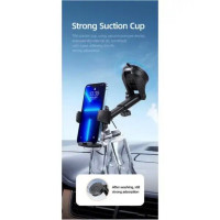 Автотримач для телефона Usams US-ZJ072 Car Center Console Retractable Transparent Holder (Колір Черный) - фото № 4