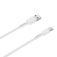 Кабель HOCO X33 Type-C 5A Surge charging data cable White (Цвет Білий) - фото № 3