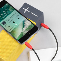 Аудіокабель HOCO UPA11 AUX audio cable Black (Колір 7073) - фото № 3