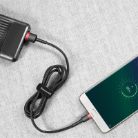 Кабель Baseus cafule Cable USB For Micro 2A 3m Red+Black (Колір Red-Black) - фото № 7