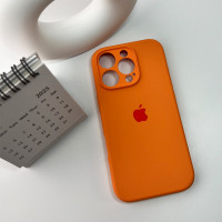 Чохол для смартфона Silicone Full Case AA Camera Protect for Apple iPhone 16 Pro Max 34,Papaya (Колір Papaya) - фото № 6
