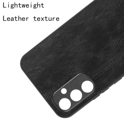 Чохол для смартфона Cosmiс Leather Case for Samsung Galaxy A34 5G Black (CoLeathSA34Black) - зображення 4