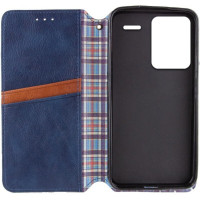 Чохол-книжка для смартфона Rubic Leather for Xiaomi Redmi Note 13 Pro Plus 5G Blue (Колір Синий) - фото № 3