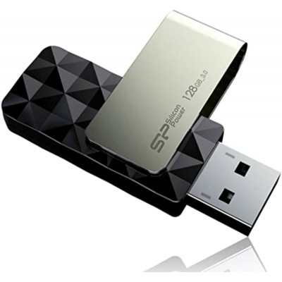 Flash SiliconPower USB 3.0 Blaze B30 128Gb Black - зображення 1