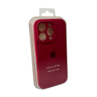 Чохол для смартфона Silicone Full Case AA Camera Protect for Apple iPhone 16 Pro Max 21,Rose Red (Цвет Rose Red) - фото № 2