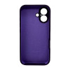 Чохол для смартфона Silicone Full Case AA Camera Protect for Apple iPhone 16 59,Berry Purple (Berry Purple)- № 3