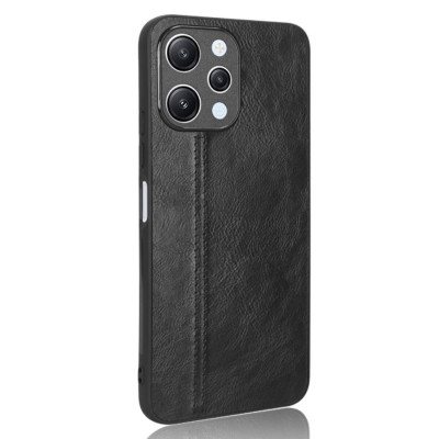 Чохол для смартфона Cosmiс Leather Case for Xiaomi Redmi 12 Black (CoLeathXR12Black) - изображение 2