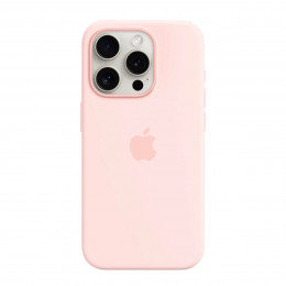 Чохол для смартфона Silicone Full Case AAA MagSafe IC for iPhone 15 Pro Max Pink