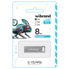 Flash Wibrand USB 2.0 Chameleon 8Gb Silver - зображення 2