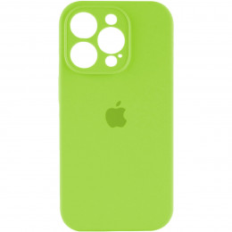Чохол для смартфона Silicone Full Case AA Camera Protect for Apple iPhone 15 Pro Max 24,Shiny Green