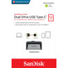 Флеш-накопичувач SanDisk USB 3.1 Ultra Dual Type-C 64Gb (150 Mb/s) (Черный)- № 2