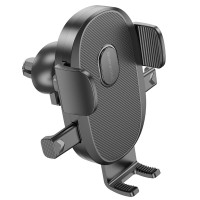 Автотримач для телефона BOROFONE BH92 Grand one-button car holder(air outlet) Black (Цвет Черный) - фото № 4