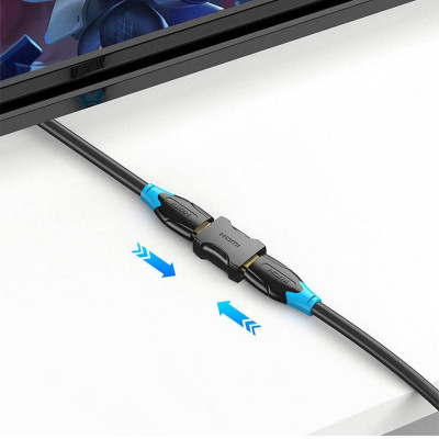 Адаптер Vention HDMI Female to Female Coupler Adapter Black (AIRB0) - изображение 2