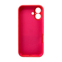 Чохол для смартфона Silicone Full Case AA Camera Protect for Apple iPhone 16 50,Pink Orange (Колір Pink-Orange) - фото № 3