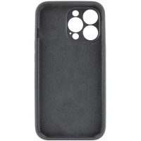 Чохол для смартфона Silicone Full Case AA Camera Protect for Apple iPhone 16 Pro 12,Dark Grey (Колір Dark Grey) - фото № 4