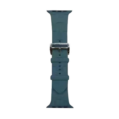 Ремінець для годинника Apple Watch Hermès 42/44/45/49mm 15.Pine Green (Hermes42-15.PineGreen) - зображення 1