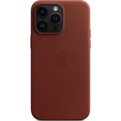 Чохол для смартфона Leather AAA Full Magsafe IC for iPhone 14 Pro Saddle Brown - зображення 1
