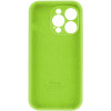 Чохол для смартфона Silicone Full Case AA Camera Protect for Apple iPhone 15 Pro Max 24,Shiny Green - зображення 2