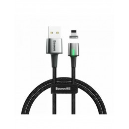 Кабель Baseus Zinc Magnetic Cable USB For iP 2.4A 1m Black