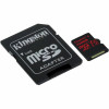microSDXC (UHS-1 U3) Kingston Canvas React 512Gb class 10 (R100MB/s, W80MB/s) (adapter SD)