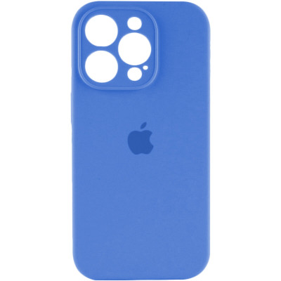 Чохол для смартфона Silicone Full Case AA Camera Protect for Apple iPhone 15 Pro 3,Royal Blue - изображение 1
