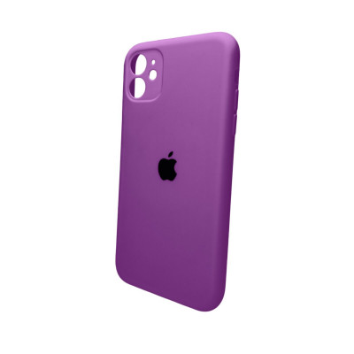 Чохол для смартфона Silicone Full Case AA Camera Protect for Apple iPhone 11 Pro Max кругл 19,Purple - зображення 1