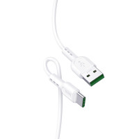Кабель HOCO X33 Type-C 5A Surge charging data cable White (Цвет Білий) - фото № 4