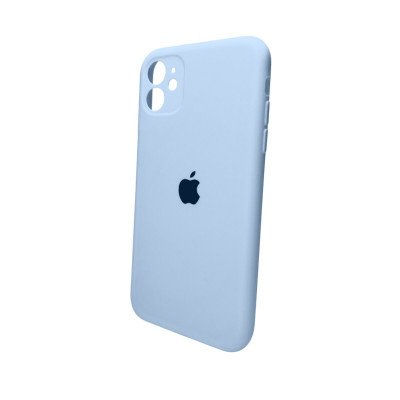 Чохол для смартфона Silicone Full Case AA Camera Protect for Apple iPhone 11 Pro Max кругл 27,Mist Blue - изображение 1