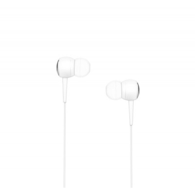 Навушники HOCO M19 Drumbeat universal earphone with mic White - зображення 1
