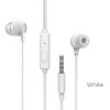 Навушники BOROFONE BM28 Tender sound universal earphones with mic White (BM28W)